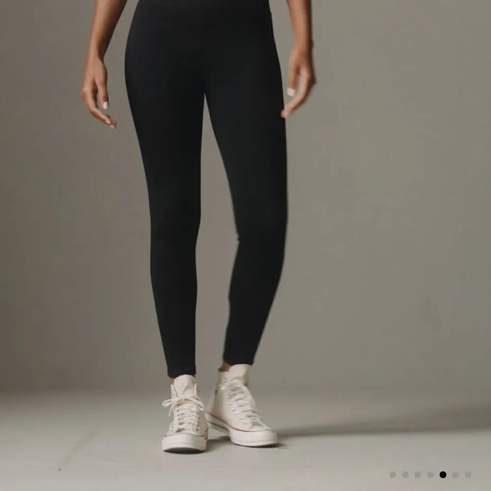 American Giant Black Ponte Pants